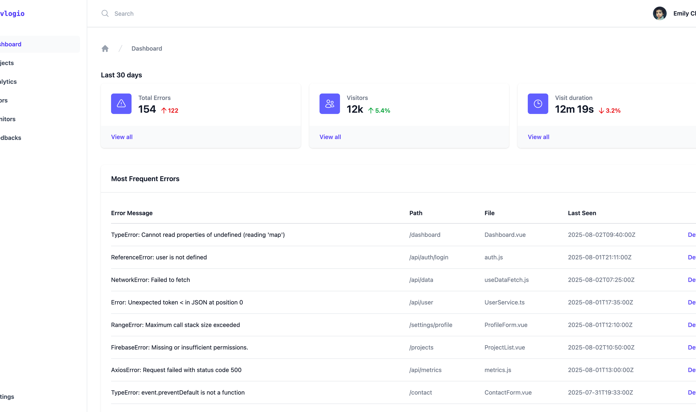 Product screenshot
